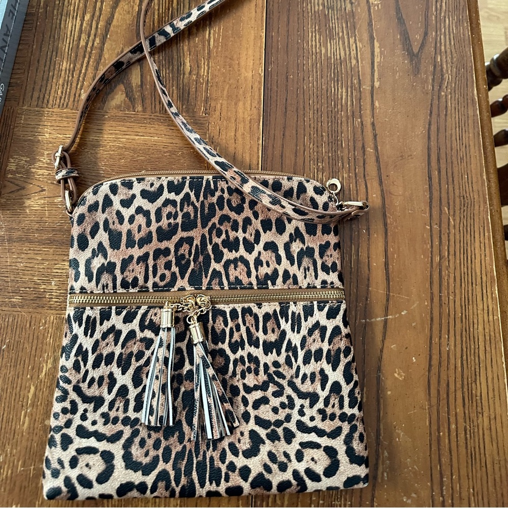 Leopard Print Crossbody